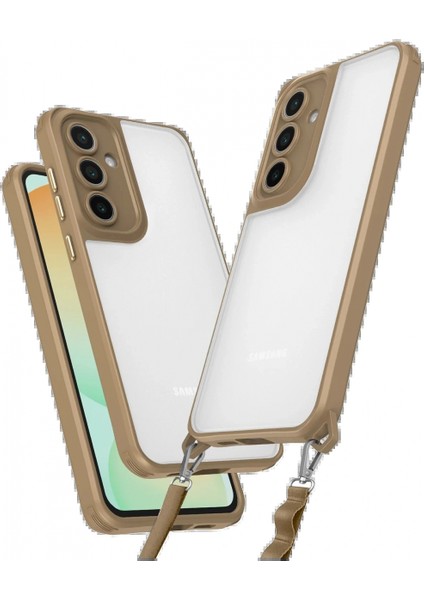 Samsung Galaxy A55 5g Kılıf Penta Silikon Kılıf - Çöl Titanyum