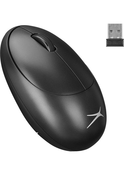 ALBM7335 Siyah 2.4GHz USB 1200DPI Alkalin Pilli Kablosuz Mouse