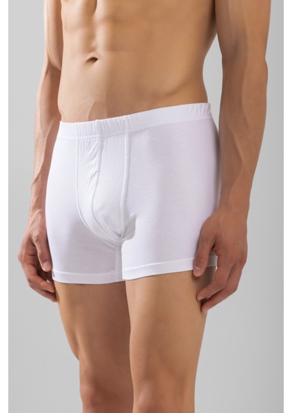 Erkek Boxer BAMBOO 1212 Beyaz