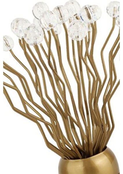 Moka Aksesuar Renkli Metal Tasarım 25 cm Şık ve Modern Dekoratif Obje