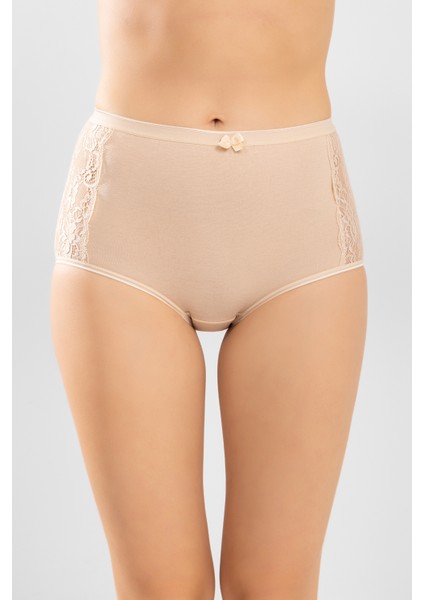 Kadın Yanları Dantel Bato Külot 3'lü Set 8872 Ten Rengi indirimleri
