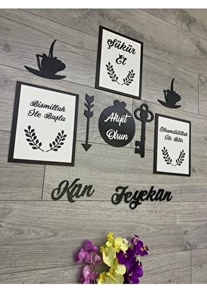 Mutfak Duvar Süsü MDF Malzeme Renkli Çift Taraflı Bantlı Dekorasyon fırsatları