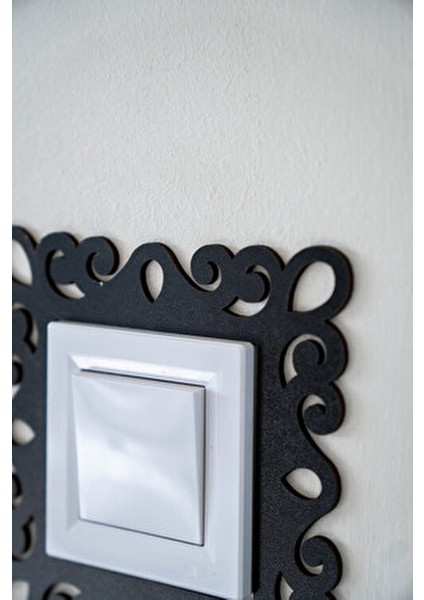 Prizlik Desenli Duvar Priz Süsü 15x15 cm Çift Taraflı Bant ile Kolay Uygulama modelleri