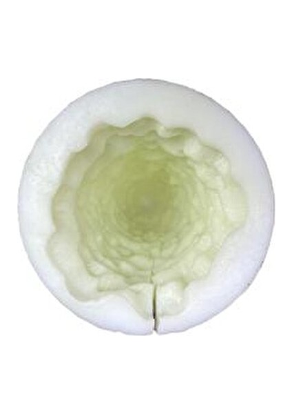 Silikon Çam Mum Kalıbı Dayanıklı Beyaz Malzeme ile 6x6x12.5 cm Boyutunda indirimleri