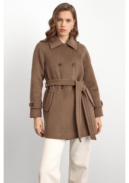 Reglan Kol Kruvaze Kısa Kaban VİZON 3150 modelleri