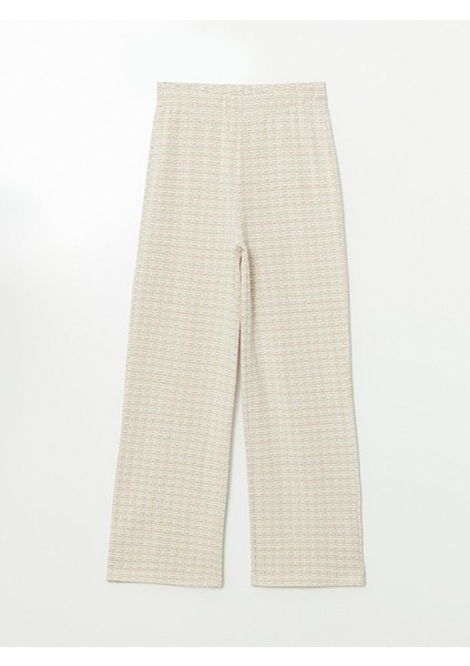 Yeni Sezon Beli Lastikli Desenli Kadın Pantolon indirimleri