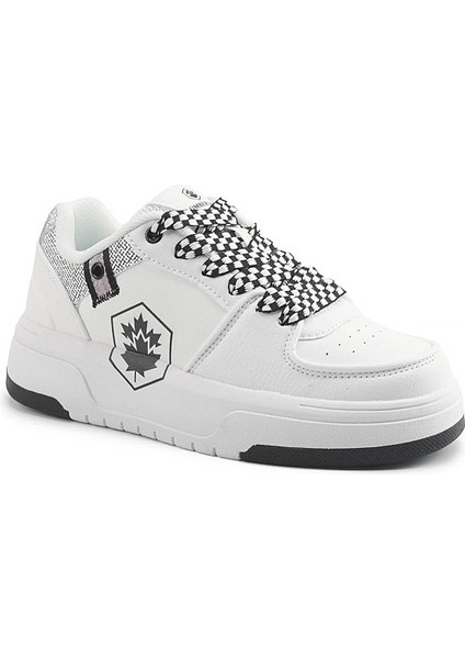 A102021848 5W Sempre 5PR Kadın Klasik Sneaker Beyaz - Siyah