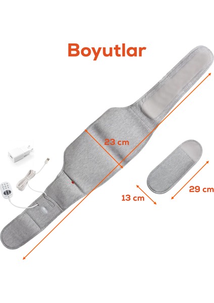 Titreşimli ve Isıtmalı Şişme Bel Destek, Rahatlatıcı Masaj Aleti fırsatları
