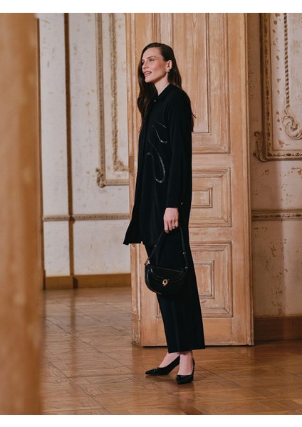 Yeni Sezon Beli Lastikli Loose Fit Kadın Pantolon