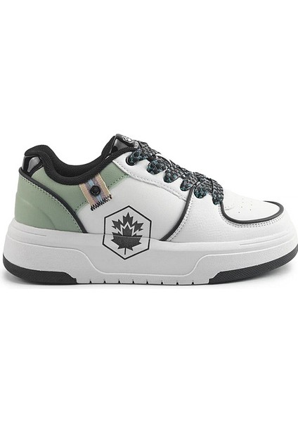 A102021849 5W Sempre 5PR Kadın Klasik Sneaker Beyaz - Yeşil