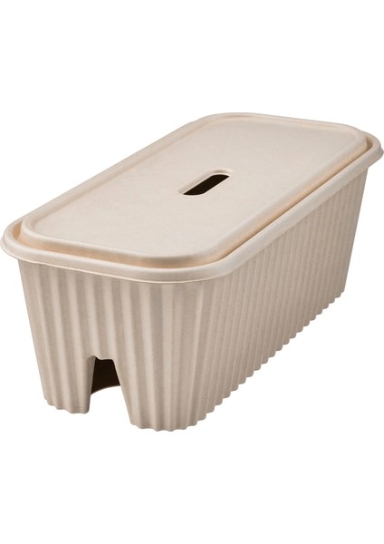 Honsnet Kablo Düzenleme Kutusu Natürel 38 x 18 x 14 cm