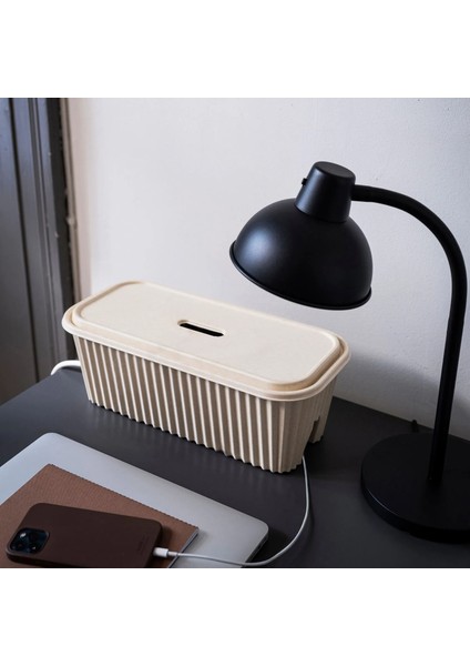 Honsnet Kablo Düzenleme Kutusu Natürel 38 x 18 x 14 cm fırsatları