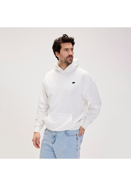 Drake Os Erkek Beyaz Sweatshirt 24.02.12.014-C04