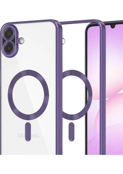 Samsung Galaxy A07 Kross Magneticsafe Kapak - Mor fiyatları