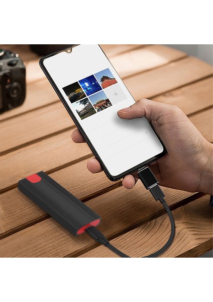 M.2 SSD Muhafazası 10 Gbps, M.2 Nvme Için Pcıe SSD Kutusu, Aletsiz Adaptör, Pc ve Dizüstü Bilgisayar Için Sabit Disk Dönüştürücü (Yurt Dışından)