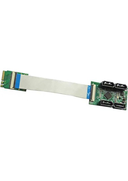 Adet ASM1064 M.2 Wifi - 4 Sata 3.0 Adaptör Uzatma Kablosu Konnektörü (Yurt Dışından) fırsatları