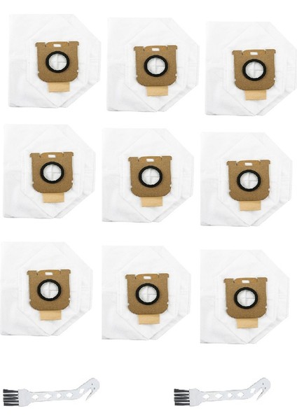 Dreame Z10 Elektrikli Süpürge Z20 H30 Istasyon Aksesuarları Toz Torbası Filtre Torbası Yedek Paket Fırça (Yurt Dışından)