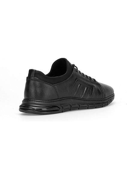 M271-1 Erkek Hakiki Deri Casual Ayakkabı Siyah
