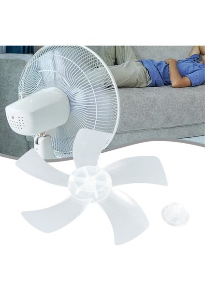 Ayaklı Kaide Vantilatörü Için 12 Inç Plastik Vantilatör Pervanesi 5 Kanatlı Somun Kapaklı Masa Vantilatörü Genel Aksesuarları, B (Yurt Dışından) fırsatları