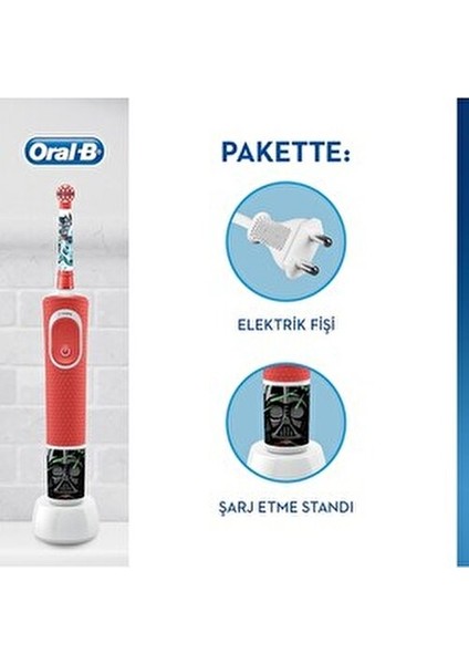 Kids Şarjlı Diş Fırçası Dairesel Temizlik Özelliği ile 1 Adet Cars Tasarımlı modelleri