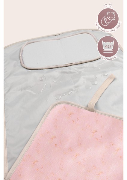 Anne Bebek Bakım Örtüsü Yenidoğan Alt Açma Değiştirme Solid Pemb Organizer Pedi Minderi Çift Taraflı modelleri