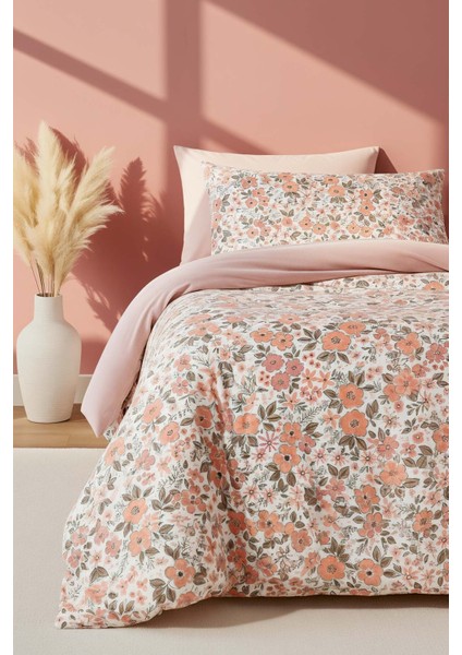 Pembe Bahar Tek Kişilik Nevresim Takımı Pamuklu fiyatları