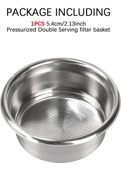 Sage BES870/875/880/878/890 Bambino Plus 500 Makineleriyle Uyumlu 54 mm Çift Duvarlı Filtre Sepeti 1 Adet Çift Bardak Filtre (Yurt Dışından) fırsatları