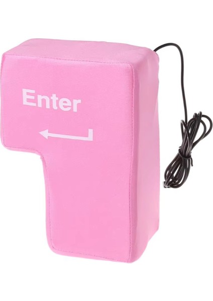 Büyük USB Enter Tuşu Yastığı - Stres Giderici, Programcılar Için Sıkıştırma Aracı, Yumuşak Masaüstü Yastığı, Yenilikçi Alet (Yurt Dışından) fiyatları