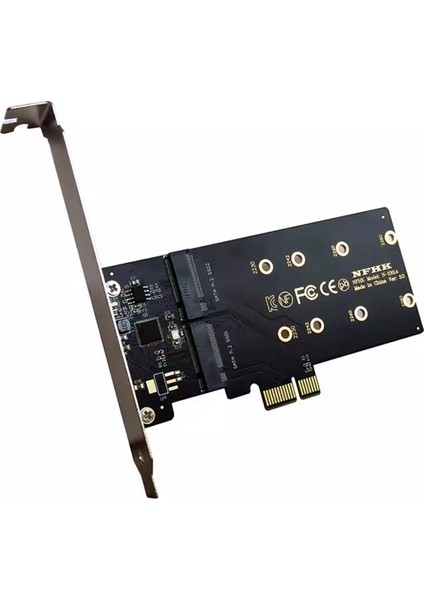 Pcı-E - M2 Adaptörü Pcı Express X1 2 Port B Anahtarı M.2 Ngff Sata SSD Adaptörü Pcıe M2 Adaptörü Genişletme Kartı Yükseltici Kartı (Yurt Dışından) modelleri