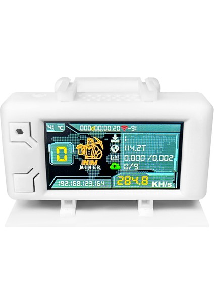 Nerdminer 285KH/S Btc Solo Piyango Madencisini Kılıflı Bitcoin Kripto Madenci Wifi Bağlantılı Düşük Güç Tüketimli Nerd Miner ile Yükseltin (Yurt Dışından)