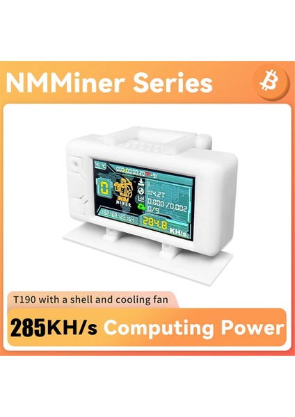 Nerdminer 285KH/S Btc Solo Piyango Madencisini Kılıflı Bitcoin Kripto Madenci Wifi Bağlantılı Düşük Güç Tüketimli Nerd Miner ile Yükseltin (Yurt Dışından) fiyatları
