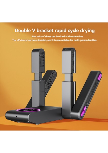 Taşınabilir Elektrikli Ayakkabı ve Bot Kurutucusu 180° Katlanabilir Tasarım Akıllı Ekran Ayakkabı, Eldiven, Şapka, Çorap ve Ab Fişi (Yurt Dışından) modelleri