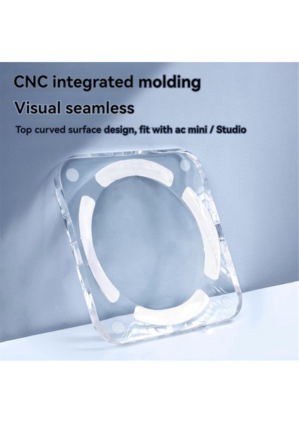 Mac Mini ve Mac Studio Için Masaüstü Toz Geçirmez Stand Şeffaf Akrilik Tutucu Soğutma Isı Dağıtıcı Montaj Aksesuarları (Yurt Dışından) modelleri