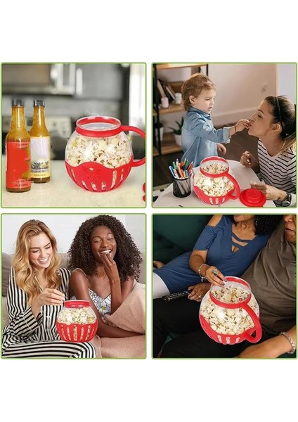 Mikrodalga Patlamış Mısır Makinesi Kovası Mikrodalga Kase Mini Makine Güvenli Silikon Kapaklı Patlamış Mısır Makinesi Mavi (Yurt Dışından) fırsatları