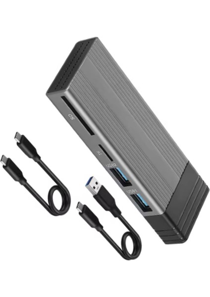 M2 Nvme Ngff SSD Muhafaza Kutusu 10GBPS USB C Hub Tip C 3.1 - Sd Tf Usb2.0 Ayırıcı Yuvası Masaüstü Dizüstü Bilgisayar Için USB Hub (Yurt Dışından) modelleri