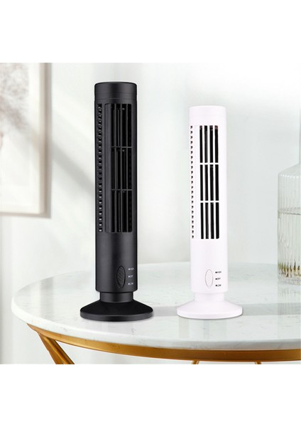 Kule Fan Mini Masaüstü Kanatsız Vantilatör, Öğrenci Ofisi Ev Dikey Masaüstü Vantilatörü, Ev Ofisi ve Yatak Odası Için Uygun (Yurt Dışından) modelleri