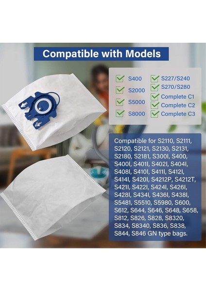 S2, S5, S8, Klasik C1 C2 C3 Serisi S8FJM Elektrikli Süpürge 3D Verimli Çöp Torbaları Için 25 Adet Toz Torbası Değiştirme (Yurt Dışından) fırsatları