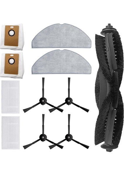 Tapo RV30 Max Plus / RV20 Max Plus Elektrikli Süpürge Parçaları Için 11 Adet Ana Yan Fırça Filtreleri Paspas Bezi Toz Torbaları (Yurt Dışından) fiyatları