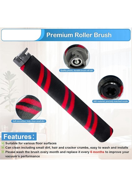 Shark Stratos Kablolu Çubuk HZ3002/HZ3000 / HZ3002C Vakum Eklentisi Koku Nötralizatör Kartuşu Için Rulo Fırça Filtresi (Yurt Dışından) fırsatları