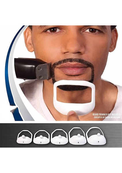 Parça Sakal Şekillendirme Şablonu Fransız Sakalı Veya Keçi Sakalı Tıraş Şablonu Bıyık Şekillendirme Aracı Siyah (Yurt Dışından) fırsatları