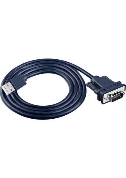 USB - RS232 Dönüştürücü Db9 Seri Port Kablosu Endüstriyel 9 Pinli Dönüşüm Kablosu Db9 Erkek Dişi Veri Iletim Kablosu (Yurt Dışından)