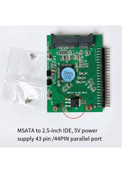 Ide Msata Adaptörü 2,5 Inç 5V Ide - Msata SSD Dönüştürücü Kartı (Yurt Dışından) indirimleri