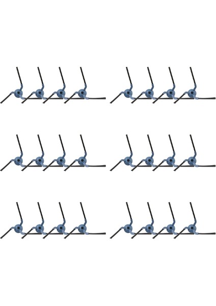 X10 Pro Omni Robot Süpürge Yan Fırça Aksesuarları Yedek Parça 24'lü Paket (Yurt Dışından)