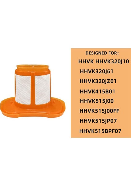 Hhvk Serisi HHVKF10, HHVK320J10 Elektrikli Süpürge Aksesuarlarıyla Uyumlu Yedek Filtreler (Yurt Dışından) modelleri