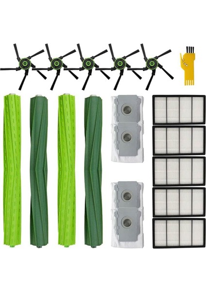 S9 + (9550) S9 9550 Elektrikli Süpürge Kauçuk Ana Yan Fırça Hepa Filtre Toz Torbaları Aksesuarları (Yurt Dışından)