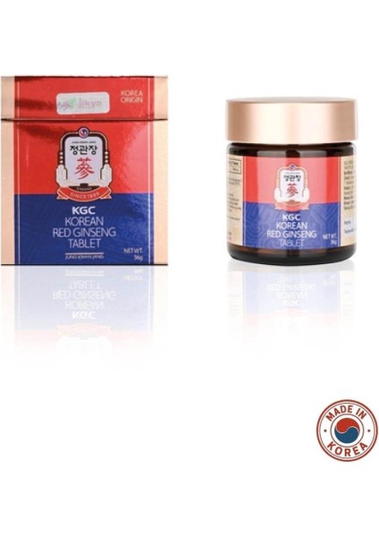 Kırmızı Kore Ginseng Tablet