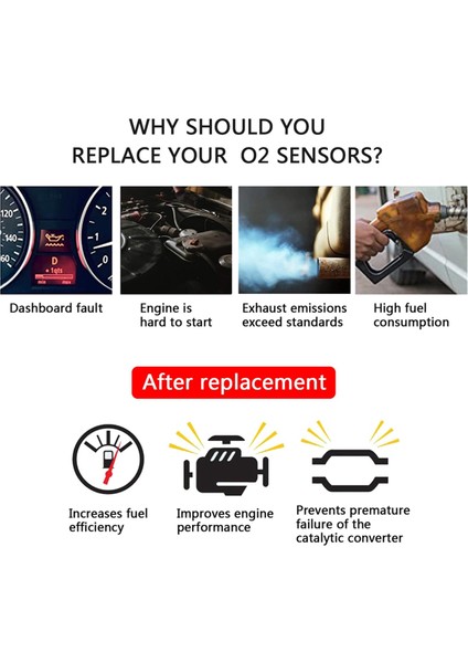 Arka Oksijen Sensörü L36D-18-862 234-4044 L33M-18-861B Mazda 6 Için Uyum (Yurt Dışından) fiyatları