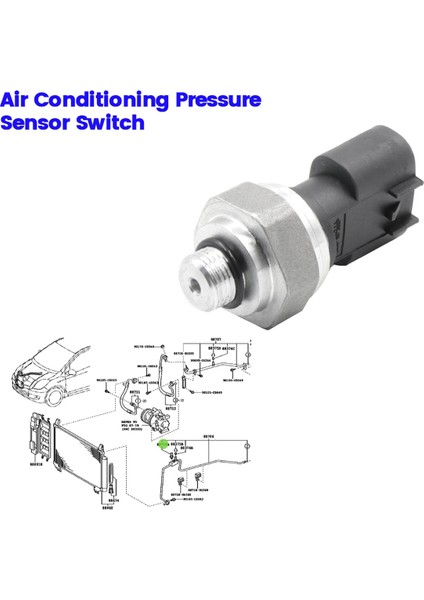 Toyota Lexus Scion Camry Corolla Avalon Için Co/c Dönüştürücü Soğutucu Basınç Anahtarı 8871933020 (Yurt Dışından) fiyatları