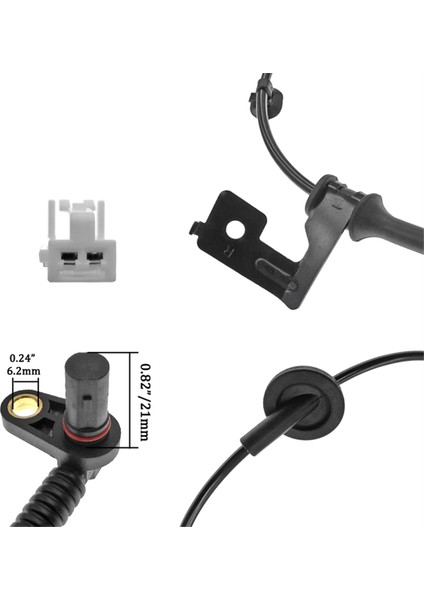 Ön Sol Sağ Abs Tekerlek Hız Sensörü 95670-1R000,95671-1R000,95680-1R000,95681-1R000 Hyundai Accent 1.6l Için (Yurt Dışından) modelleri