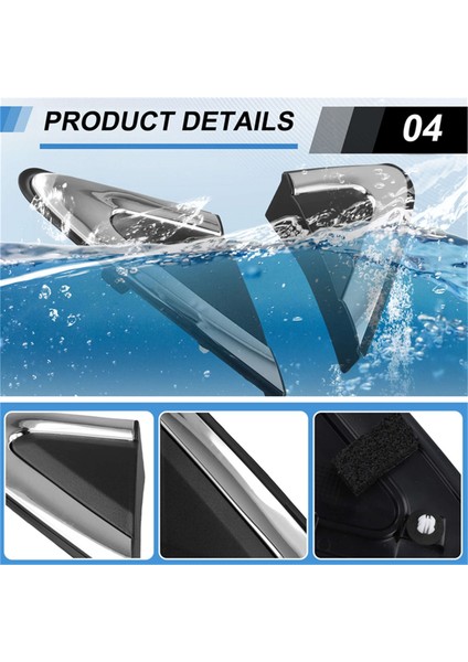 Mitsubishi Eclipse Cross 2018-2021 Yan Ayna Üçgen Çamurluk Köşe Kapak Üçgen Penceresi Garnitör Paneli 7407A522 R (Yurt Dışından) indirimleri